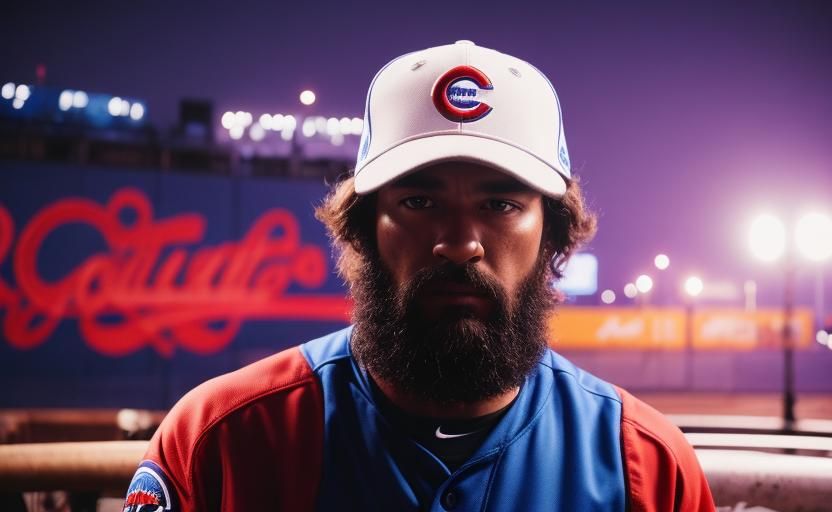 Dramatic Graffiti Art of Chicago Cubs