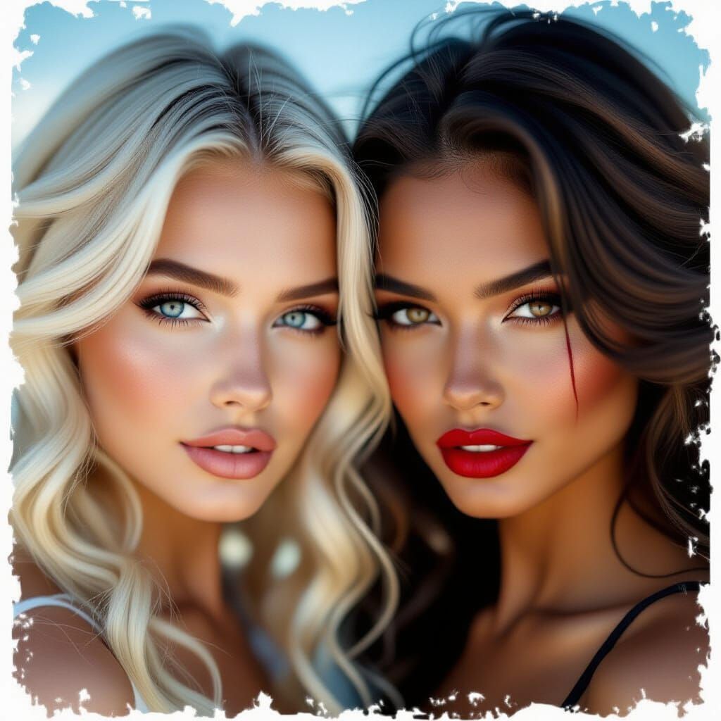 Double Exposure: Angelic and Devilish Women