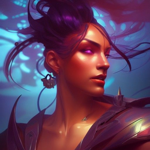 Candii Kayn Concept Art in 8K Resolution