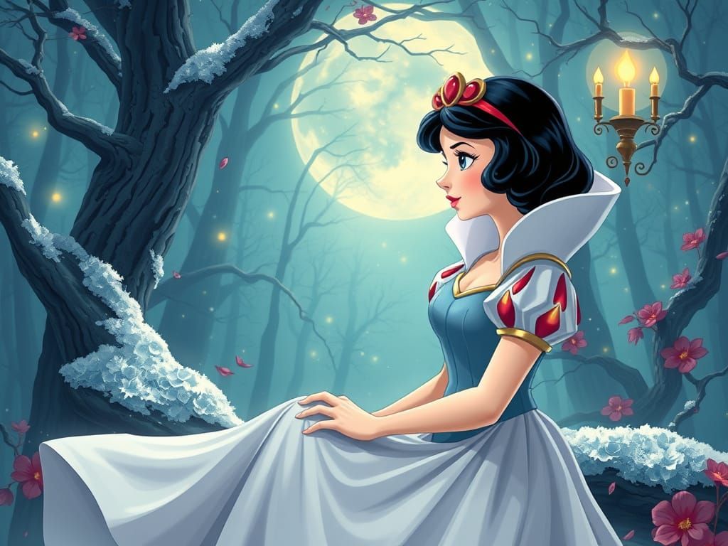 Surreal Fantasy Princess in Avant-Garde Chic Style