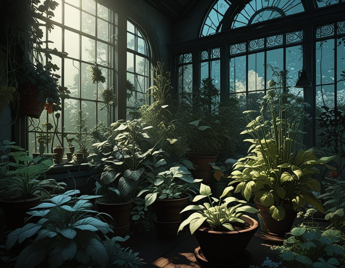 Punk Rock Botanist Cultivating Strange Plants