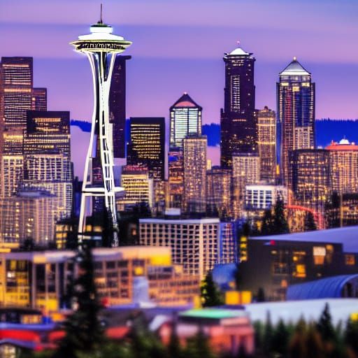 Seattle Skyline: Professional Photography with Bokeh