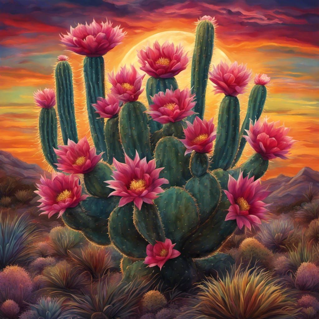 Blooming Cactus 🌵