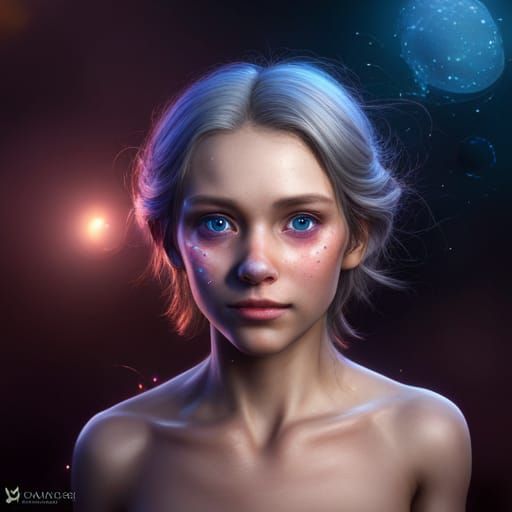 Detailed Matte Painting of Bubbles and Fairy Dust