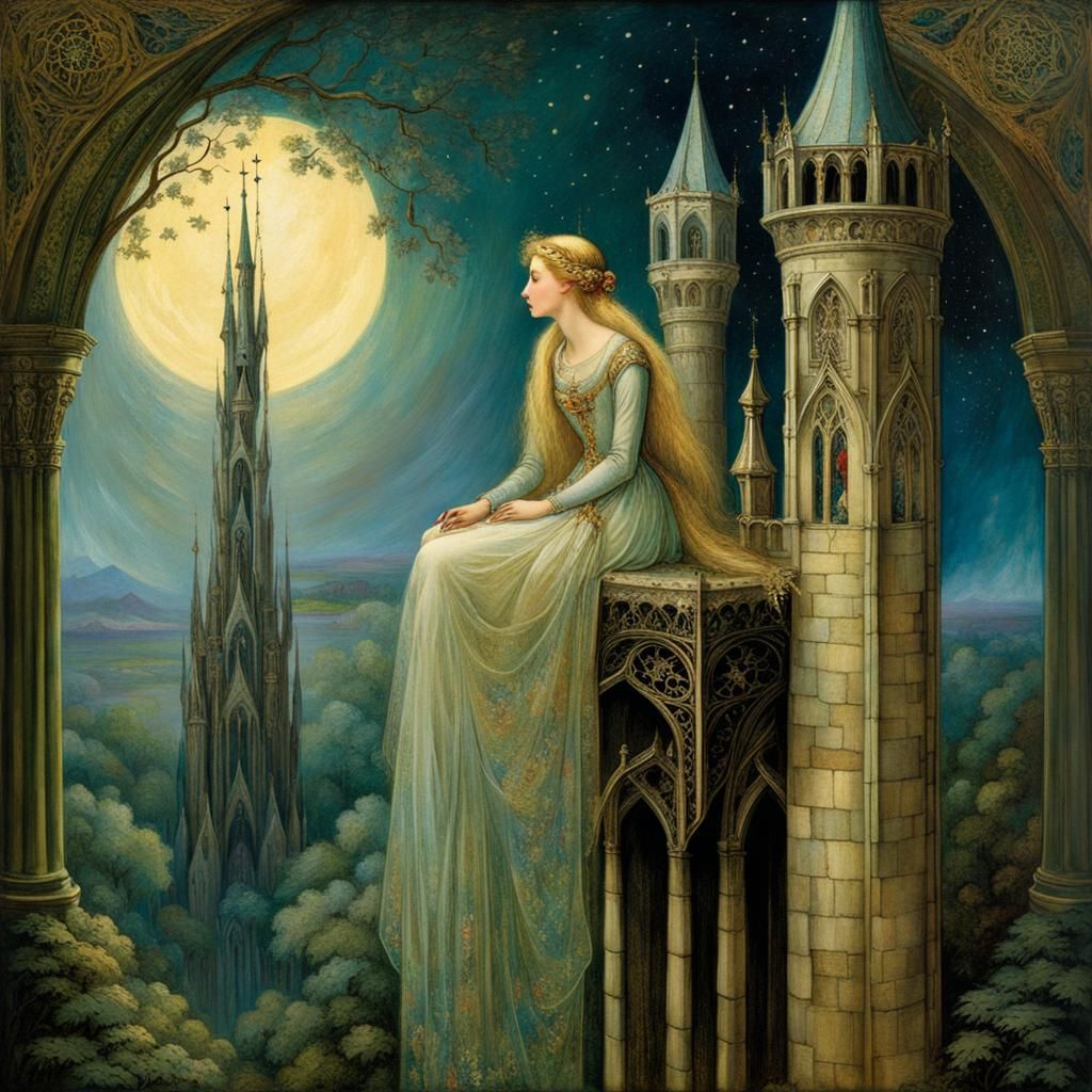 Rapunzel dreaming