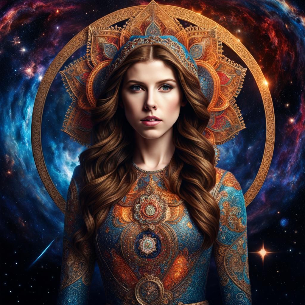 Anna Kendrick as a Cosmic Star Being