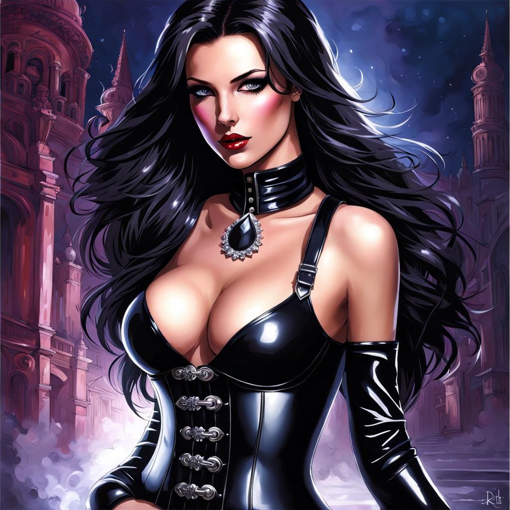 Sensual Portrait of a Girl in Lingerie