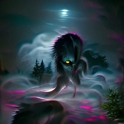 Sinister Mystical Creature of the Night