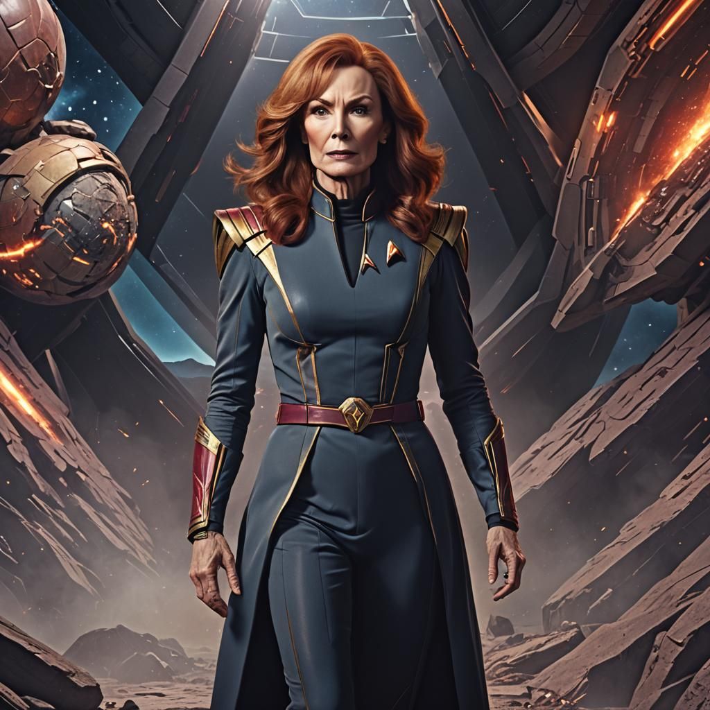 Dr. Beverly Crusher Picard: Detailed Matte Painting