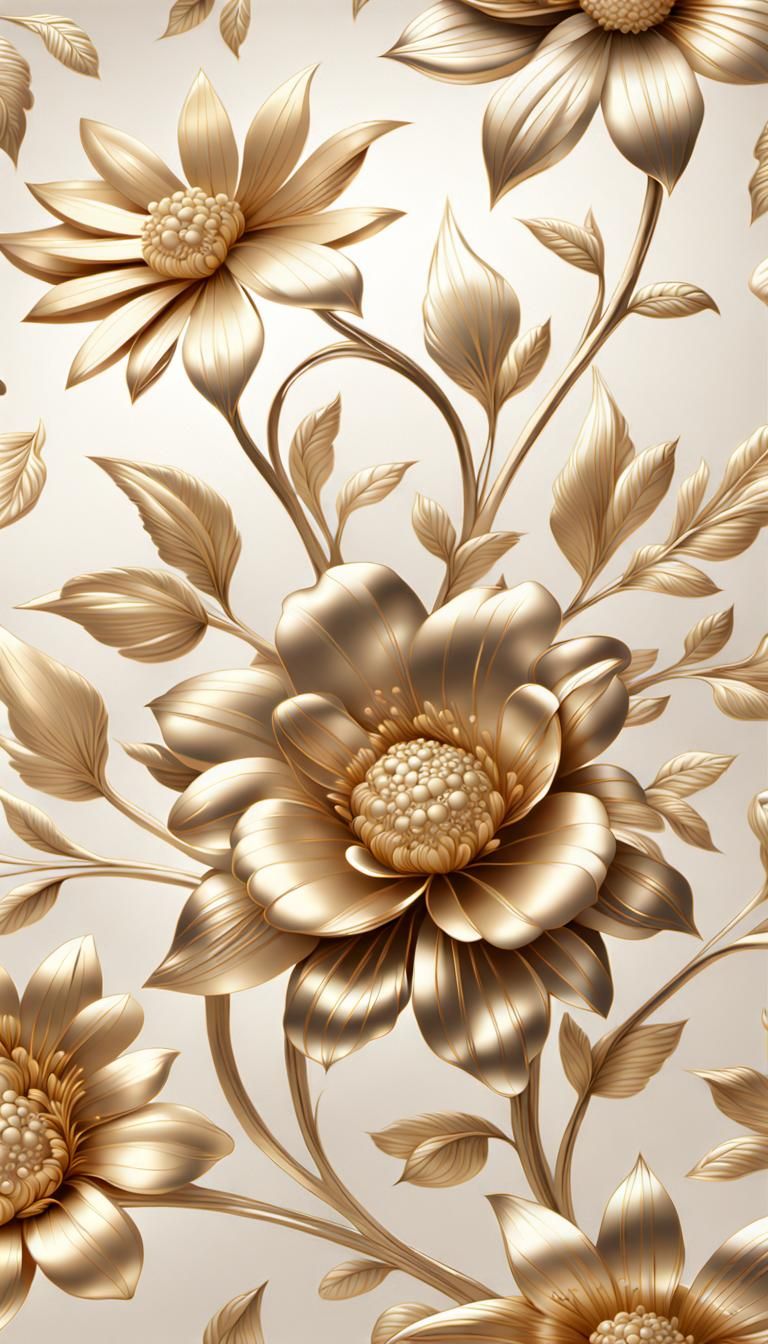 Golden Florals