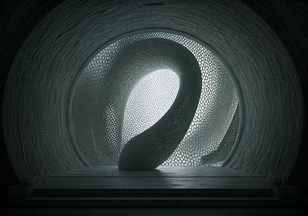 Diatomaceous Modernism Inflatable Ceramic Earthly Whirlingto...