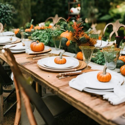 Thanksgiving Garden Feast: Professional Photography