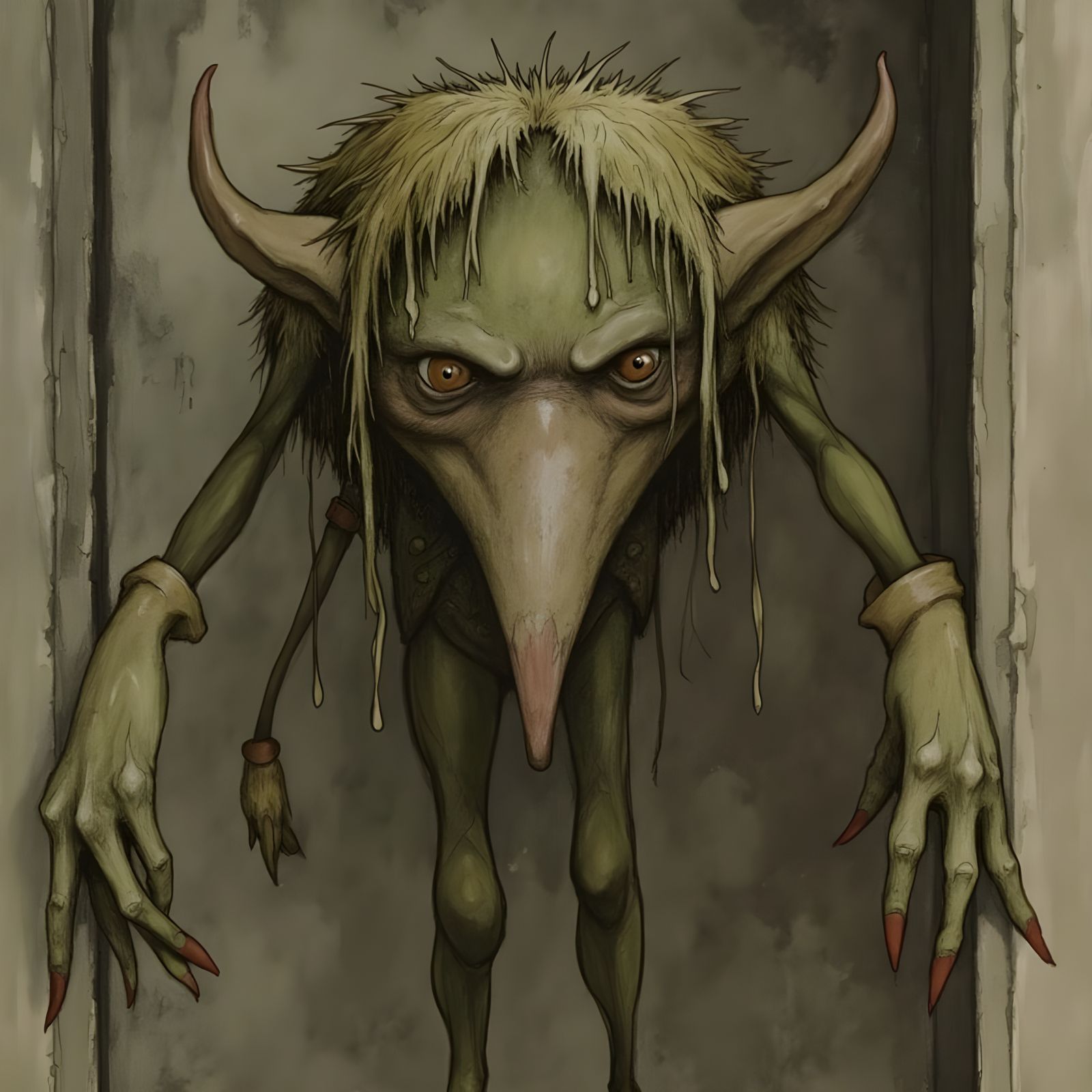 Goblin Prison Guard Illustration
