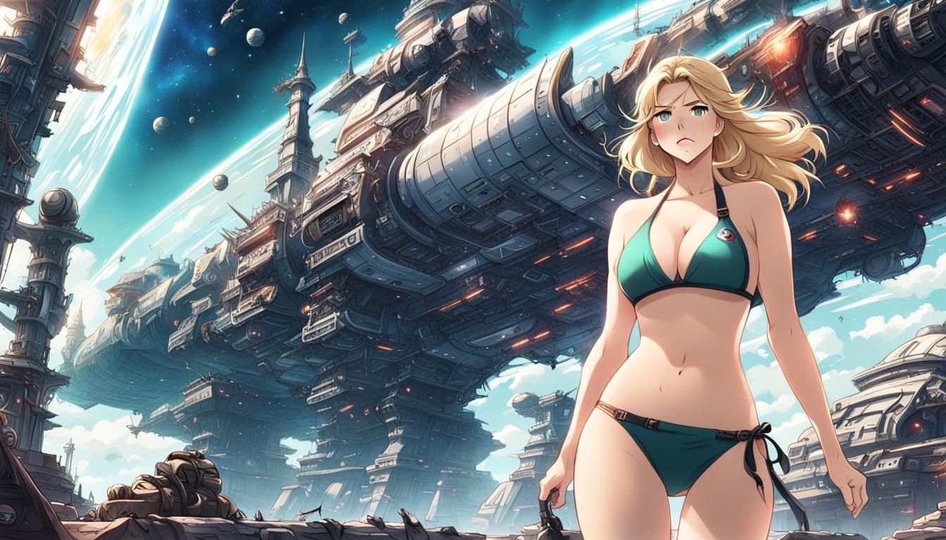 Anime-Style Kate Upton Finds Lost Civilization
