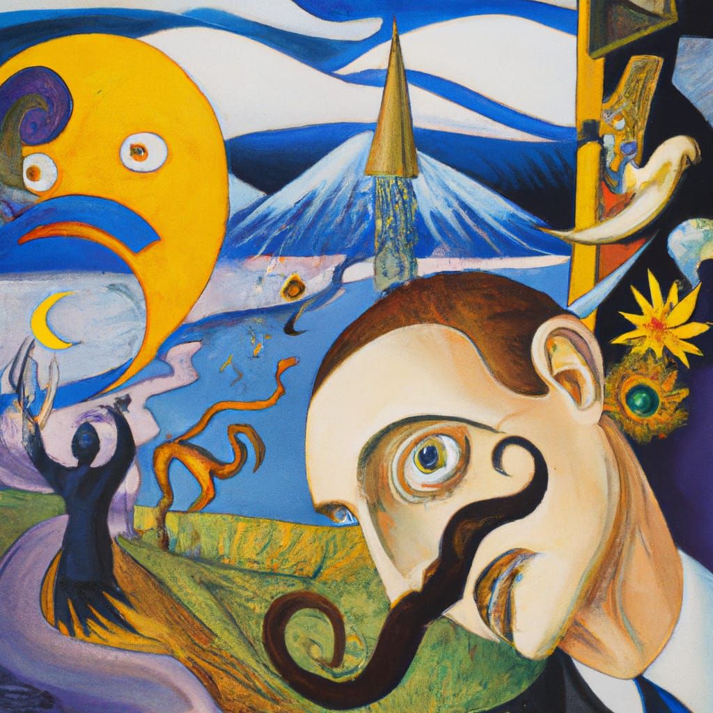 Surreal Fantasy Art Deco Dreamscape