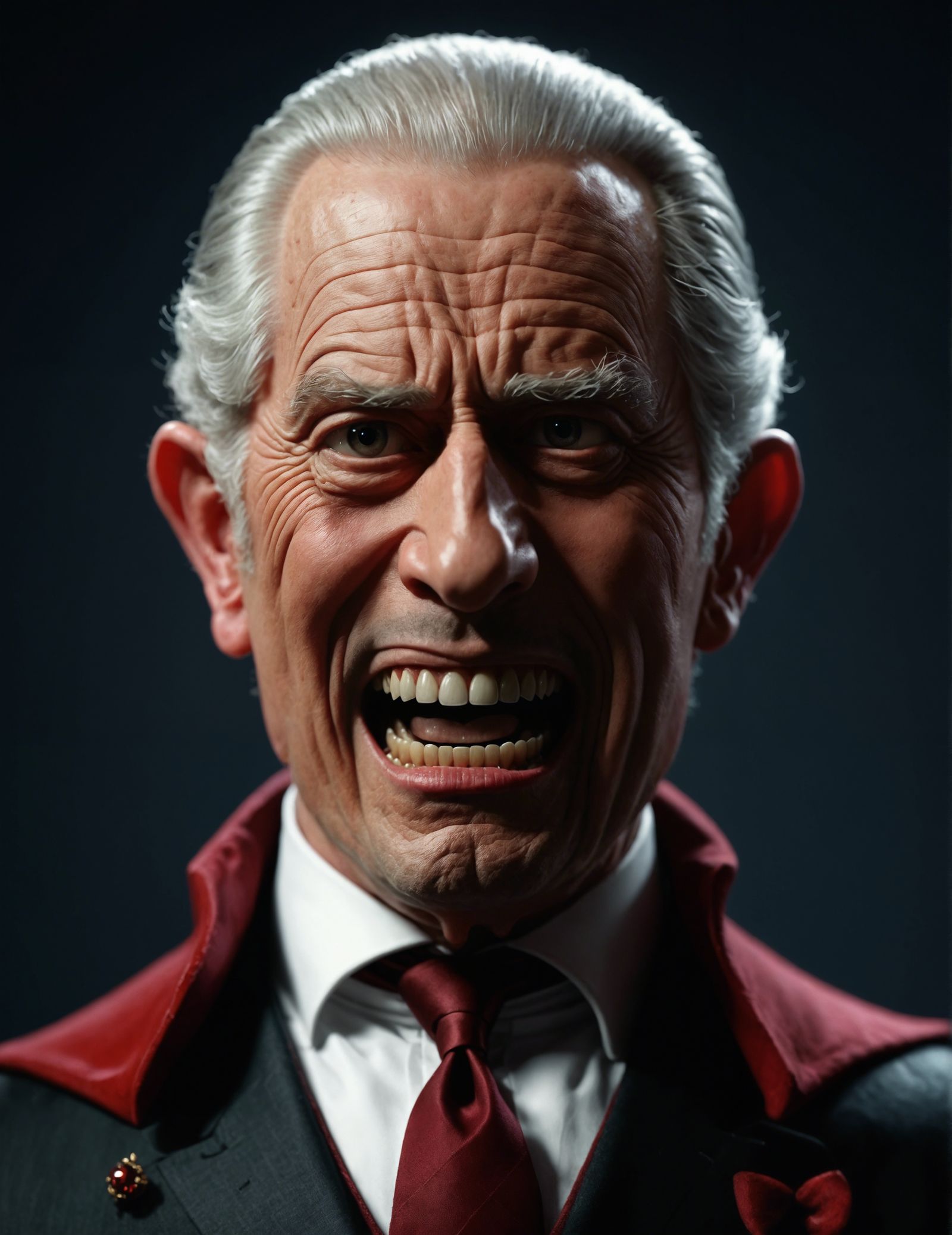 Prince Charles as Dracula in Animated Portrait