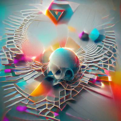 Abstract Concept of Death in AI Art