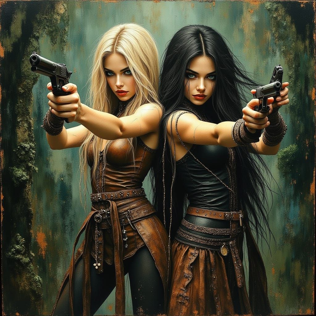 Hyper-Realistic Dark Portraits of Adventurous Warriors in a ...