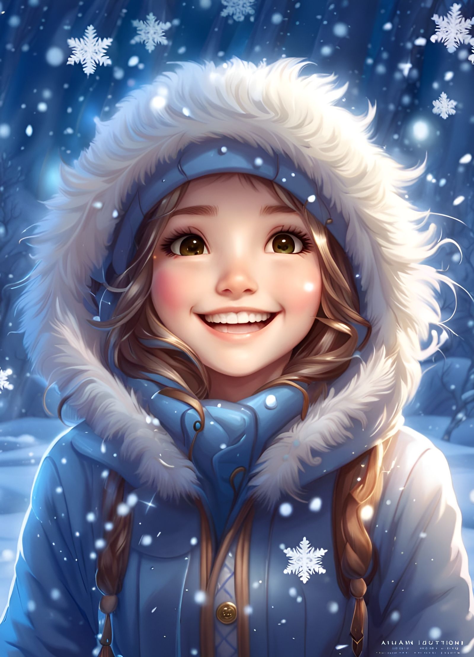 Joy of snowing