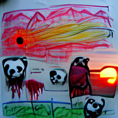 Valhalla Panda Warrior Ready for Battle