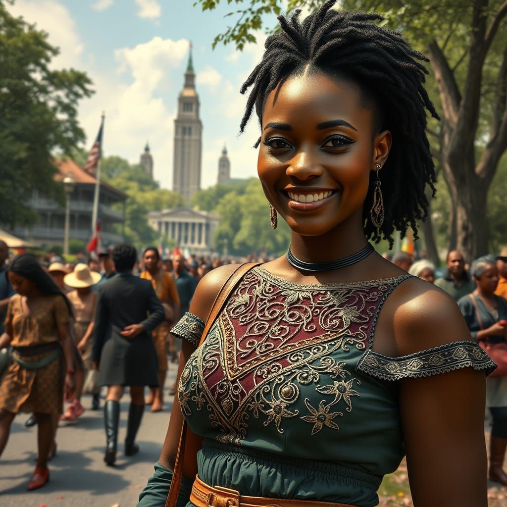 19th Century Village Scene in Central Park