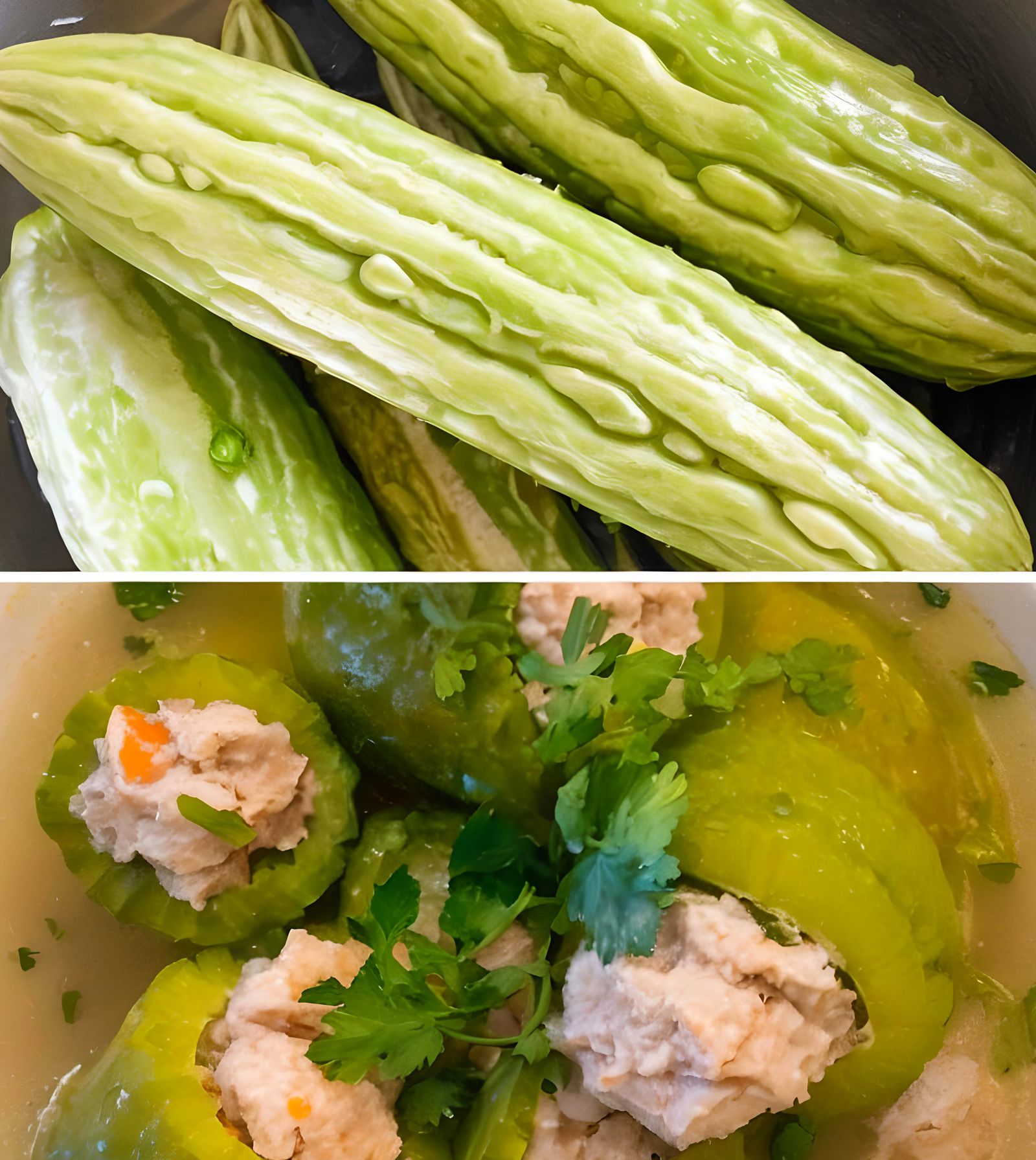 Bitter Melons and Vietnamese Stuffed Soup