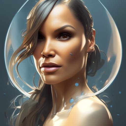 Detailed Portrait of Lesley-Ann Brandt in Unreal Engine