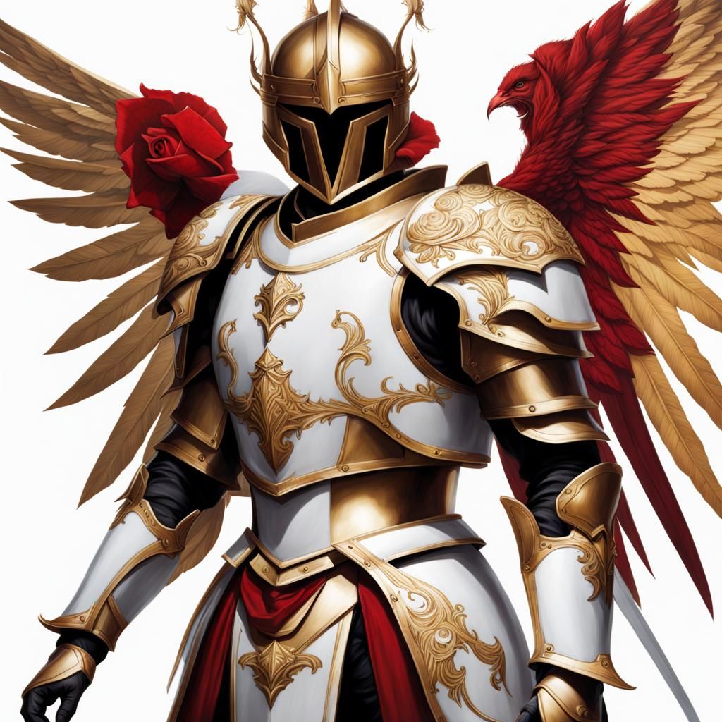 Ethereal Rose Knight Reclaimed by Nature