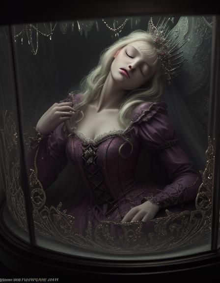 Sleeping Beauty in Glass Box: Dark Disney