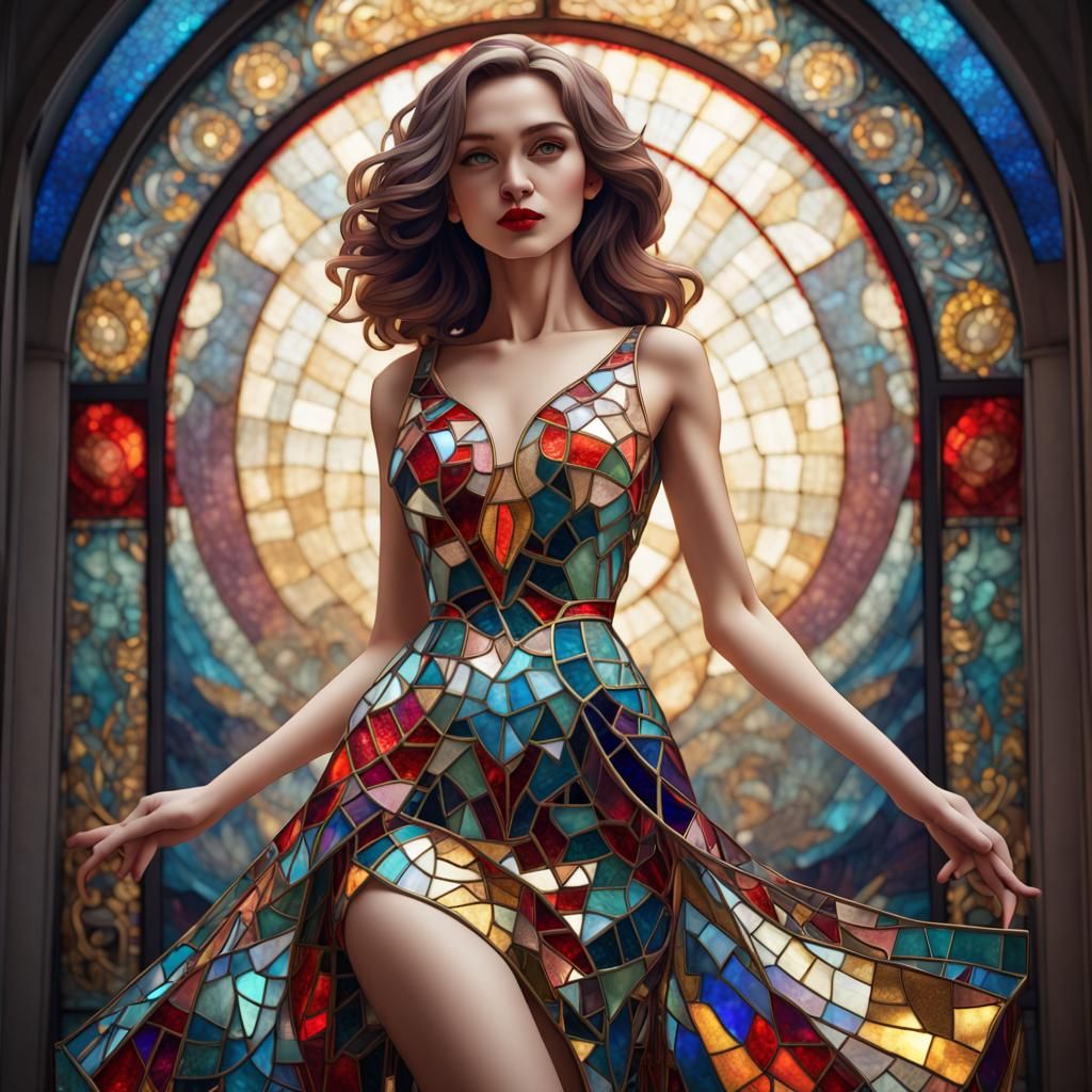 Stained glass fashion