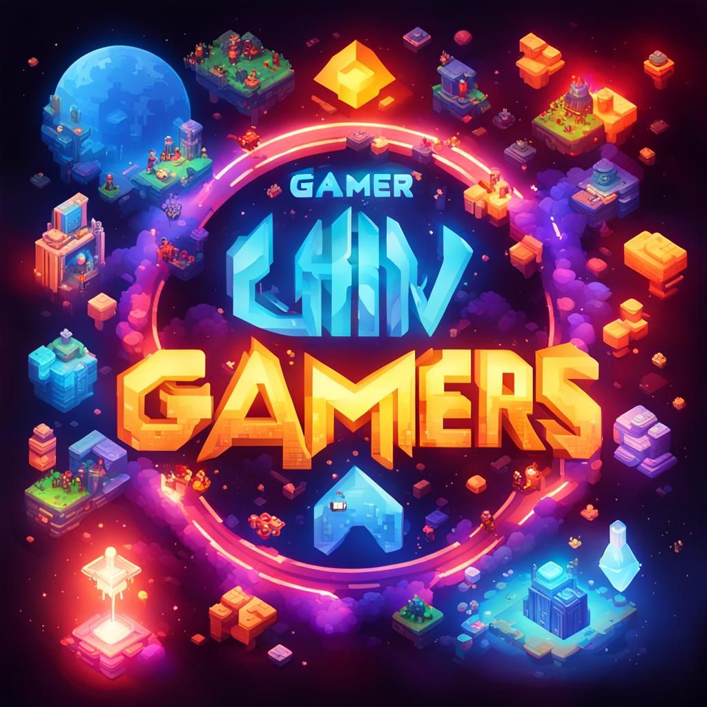 Vibrant Gamer's Realm: A Digital Artscape