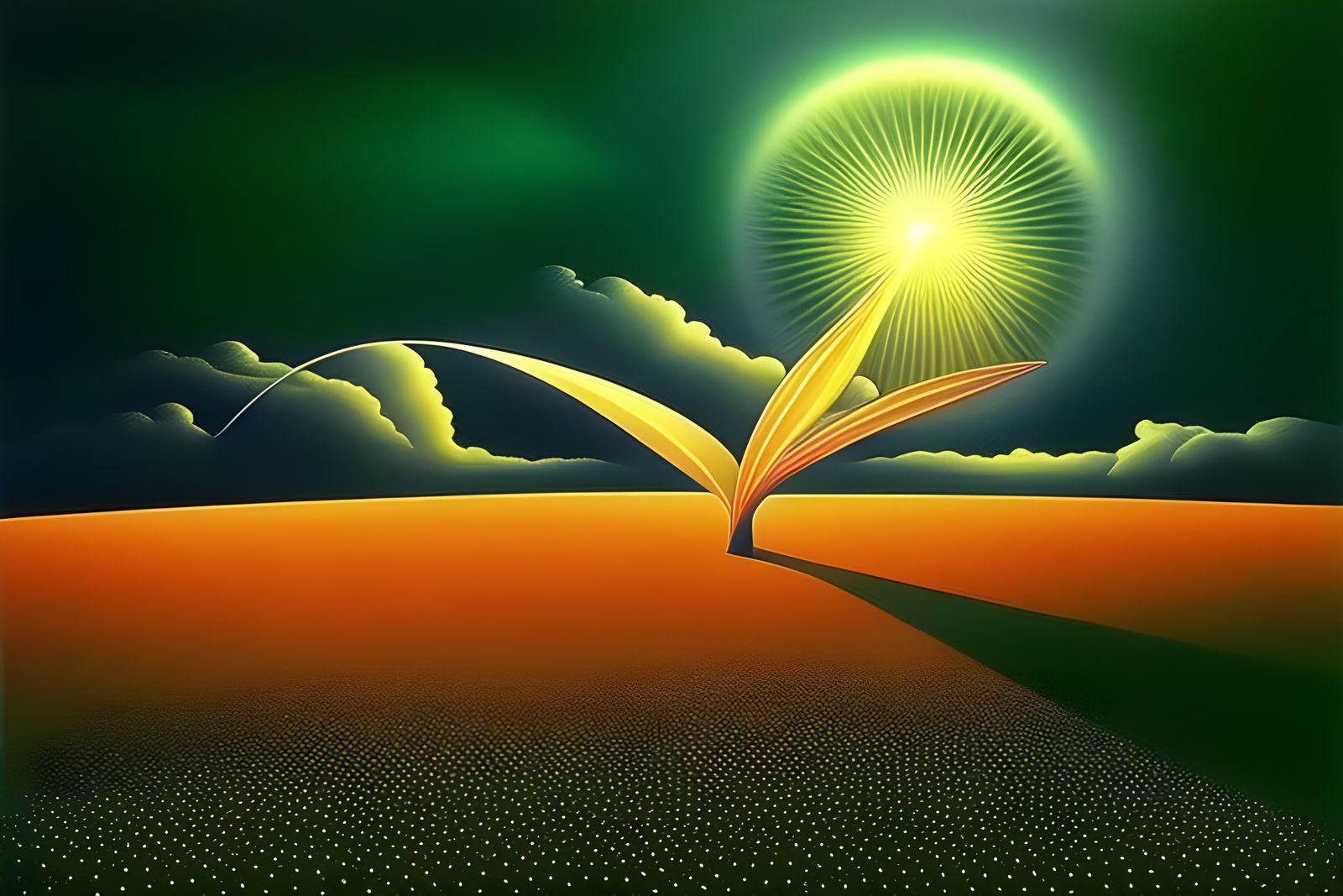 Dreamlike Abstract World in Hyperreal Detail