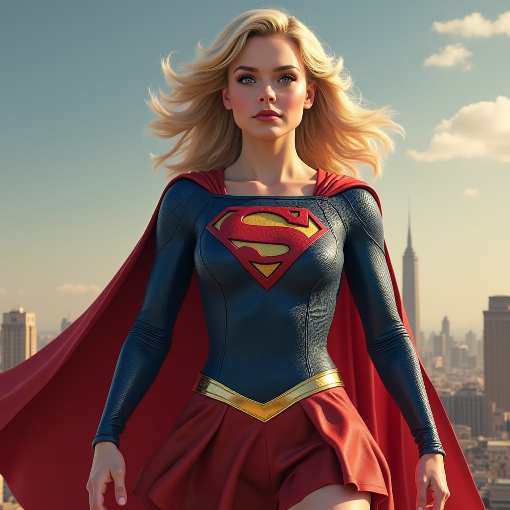 Supergirl Image Generated by AI