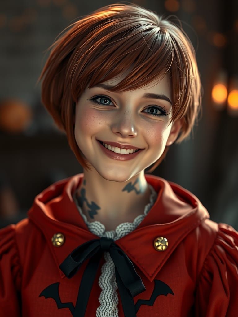 Woman Changes Costume: 3D Game Cinematic Graphics