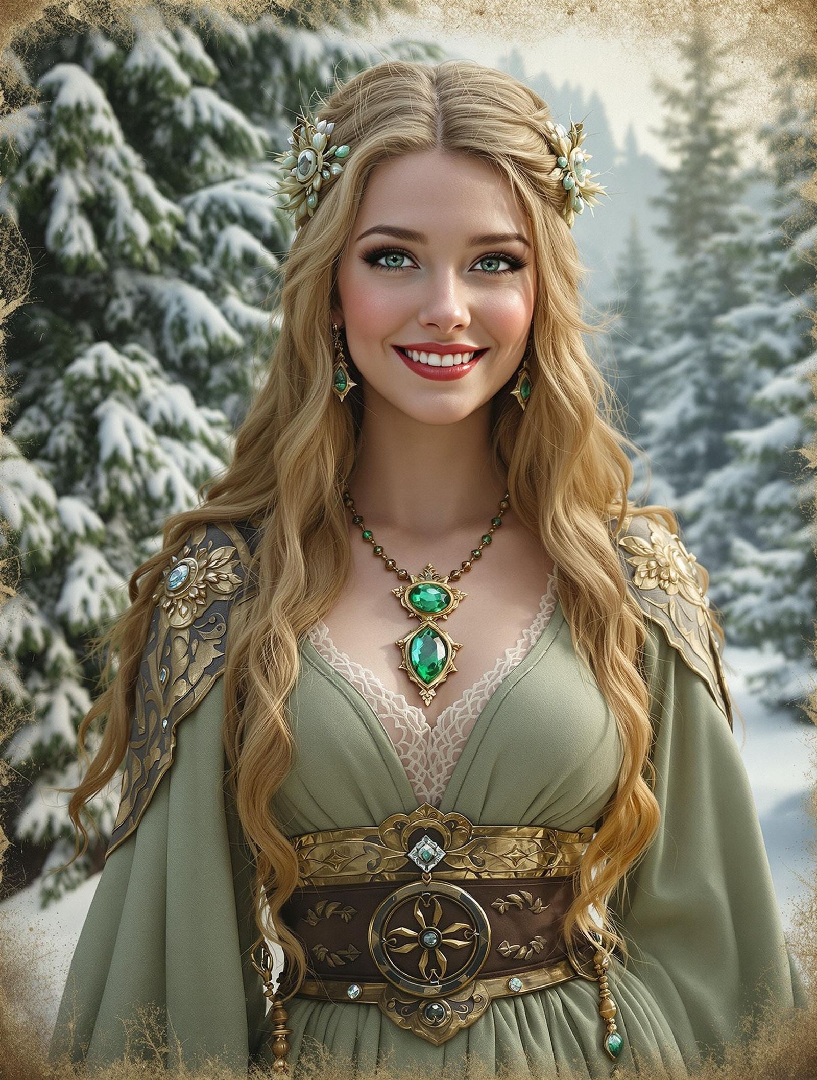 Norse Goddess Welcomes Winter's Chill