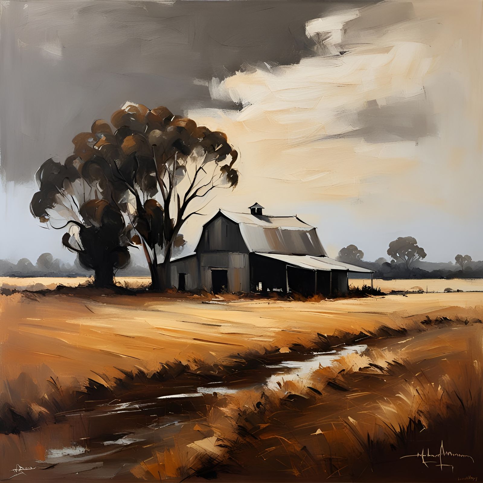 The Barn (tonal realism / Meldrumism)