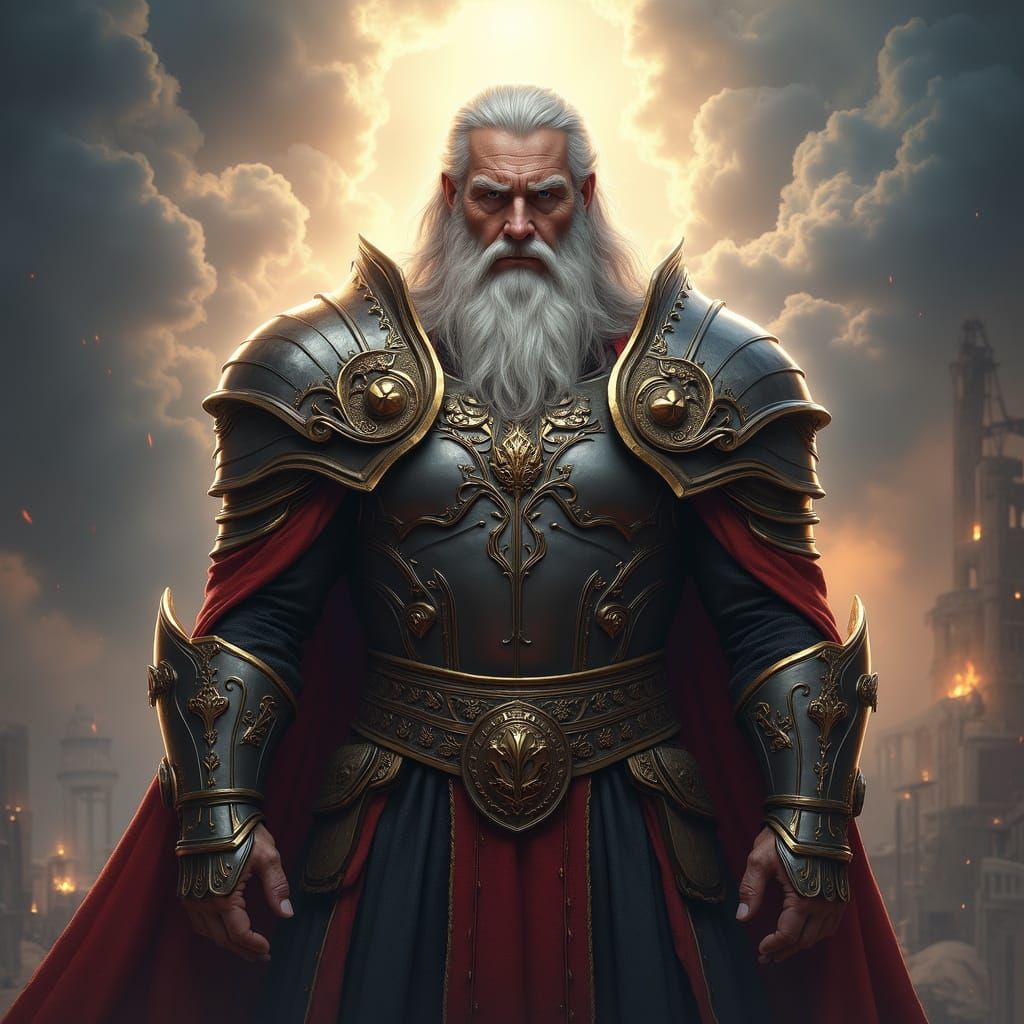 Regal Portrait of Power and Dominance