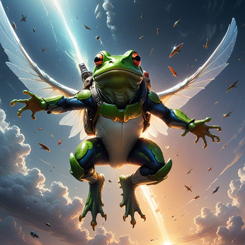 Frog Skydiving in Willem Haenraets Style