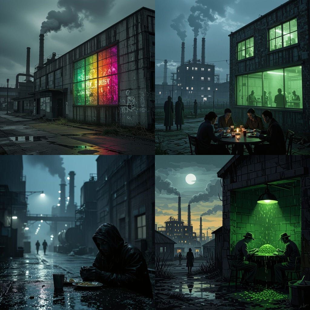 Soylent Green Factory Scene: Poverty to Hopeful Promise