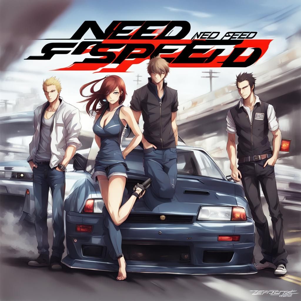 Anime-Style Need for Speed Visual