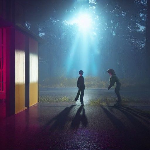 Stranger Things in a Jar: Rainbow Volumetric Lighting