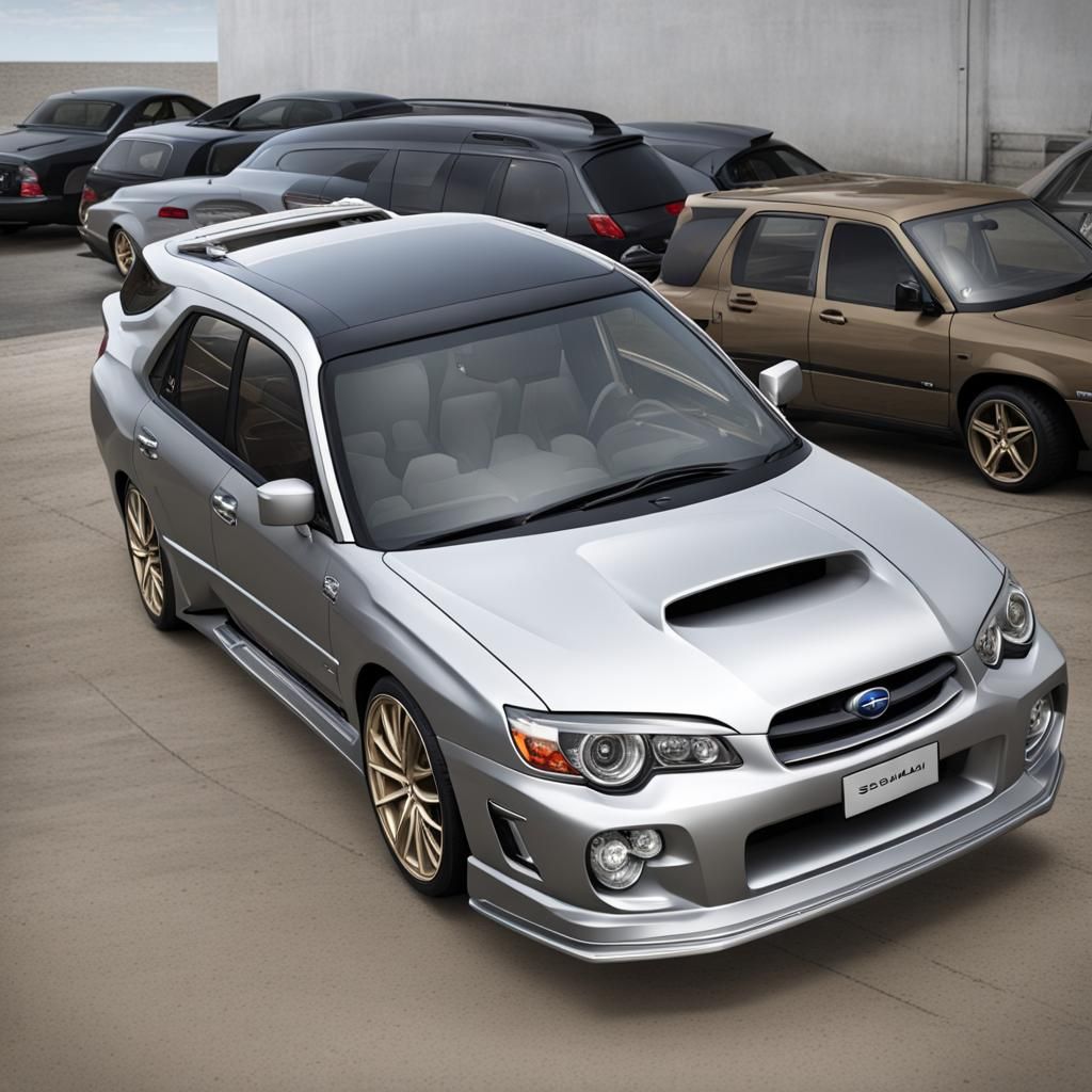 Classical Subaru Model, AI Generated Image
