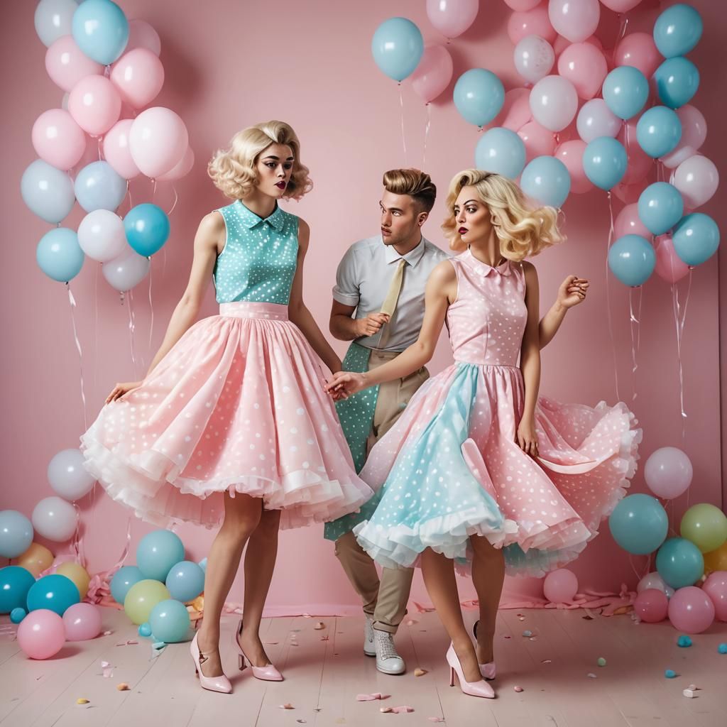 Playful Pastel Pop Art Fashion Photography