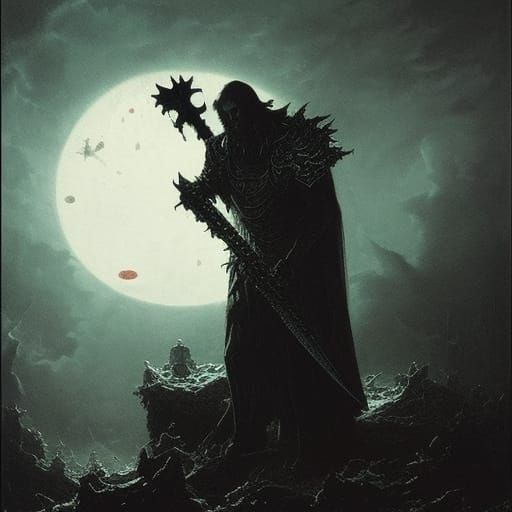 Gothic Knight Archlord in Dark Eclipse Scene