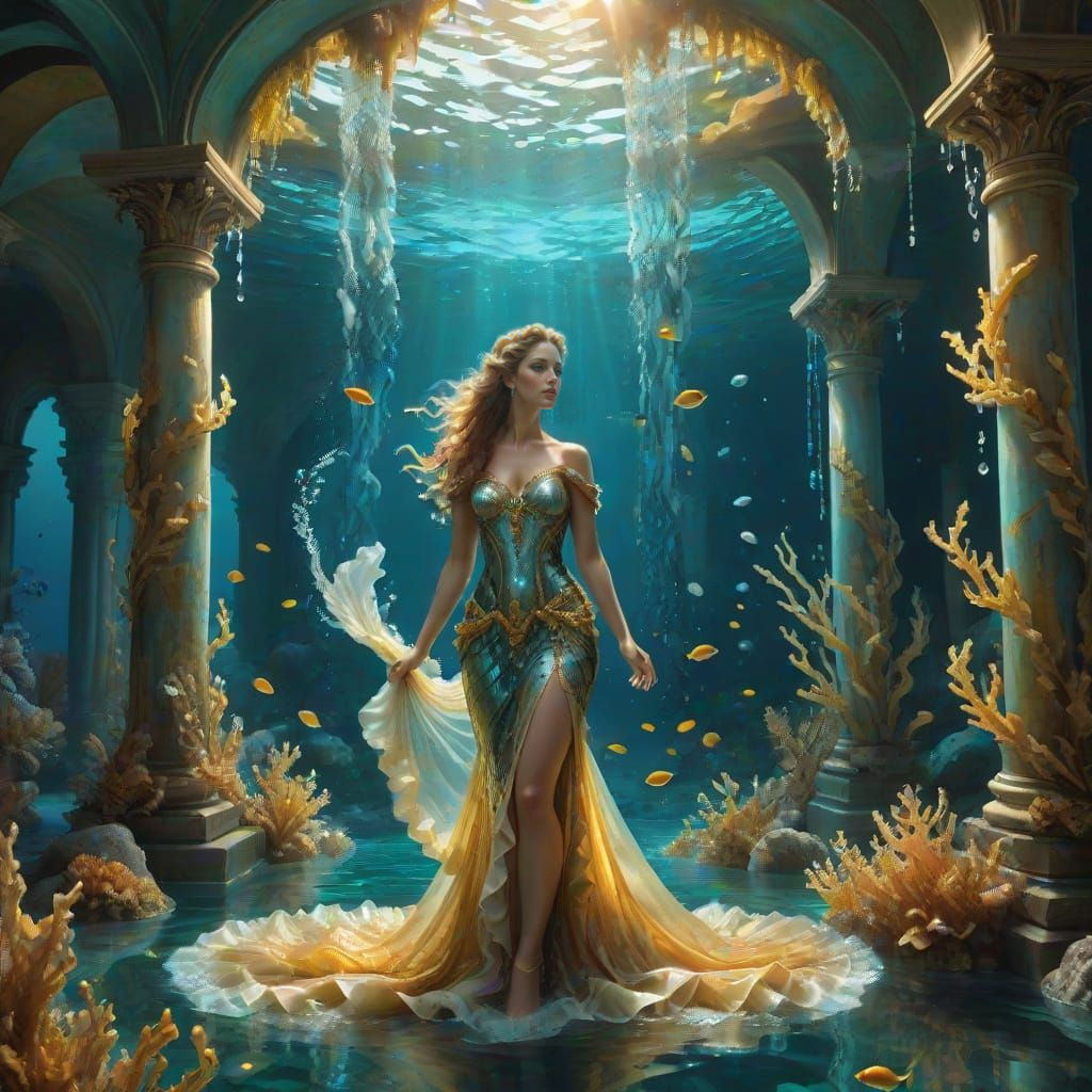 Amphitrite in her palace