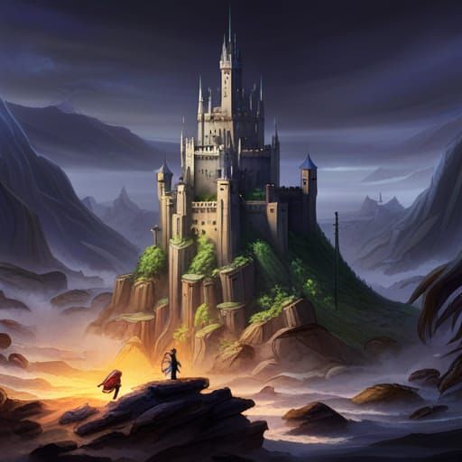 Adventurers Approach Monster-Infested Castle