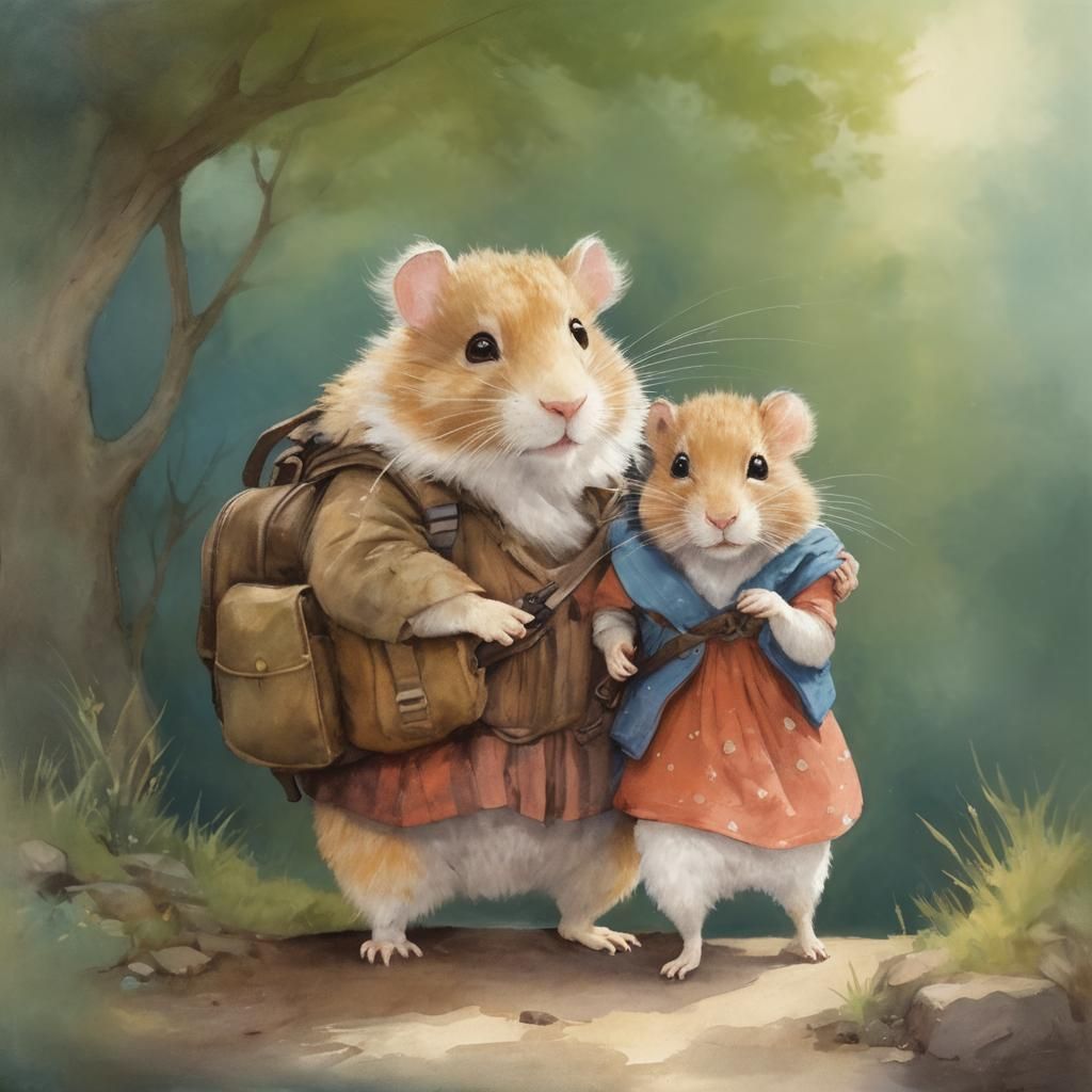 Abstract AI Creation: A Swirl of Colors