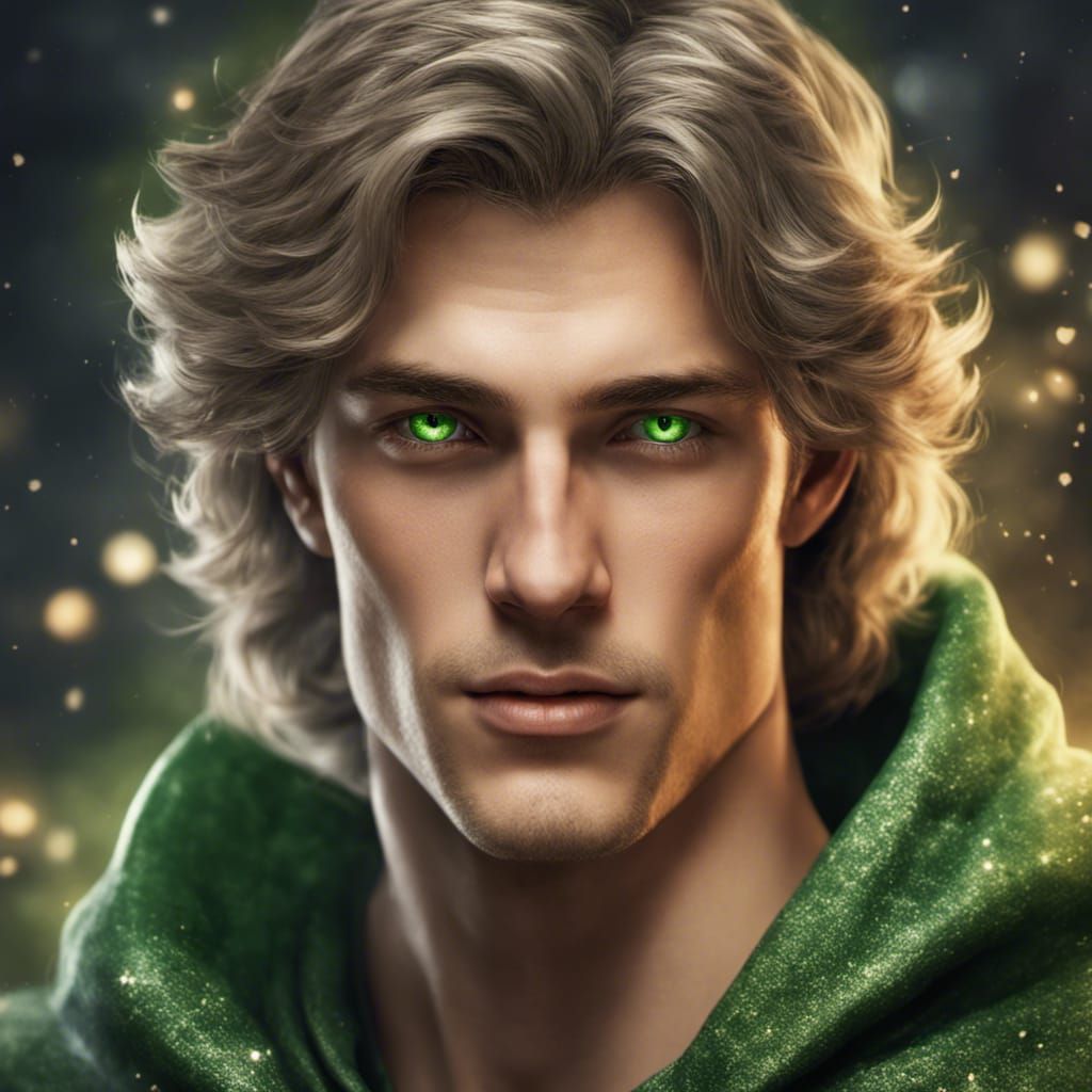 Celestial Fey Portrait in Hyperdetailed Style