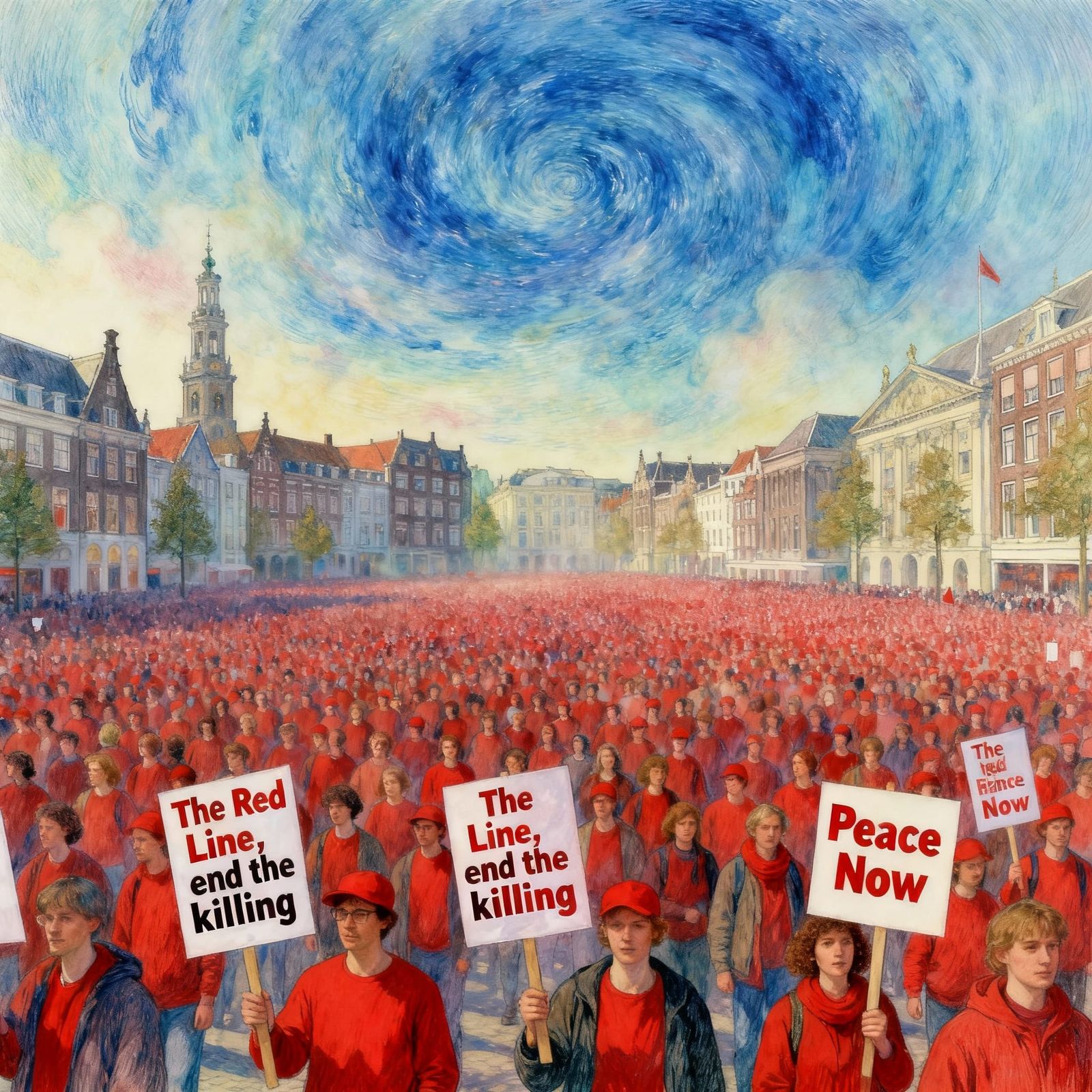 Red Line in Amsterdam