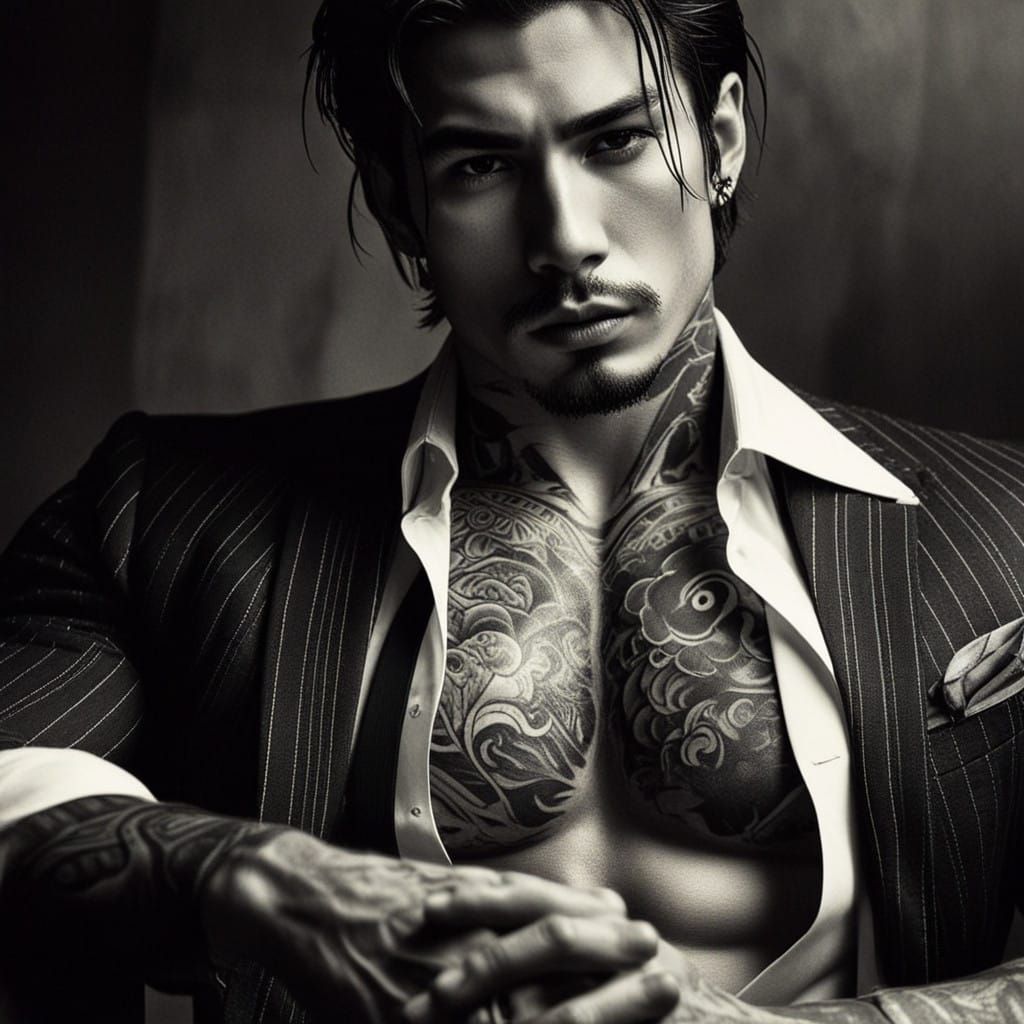 Pin Stripes with Flowers